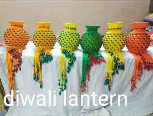 Macrame Diwali lantern